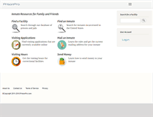 Tablet Screenshot of prisonpro.com